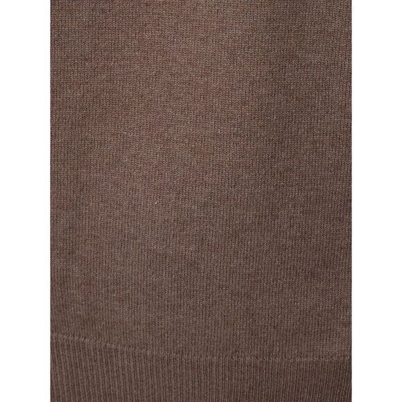 KANGRA Brown Wool Men's Turtleneck Crewneck
